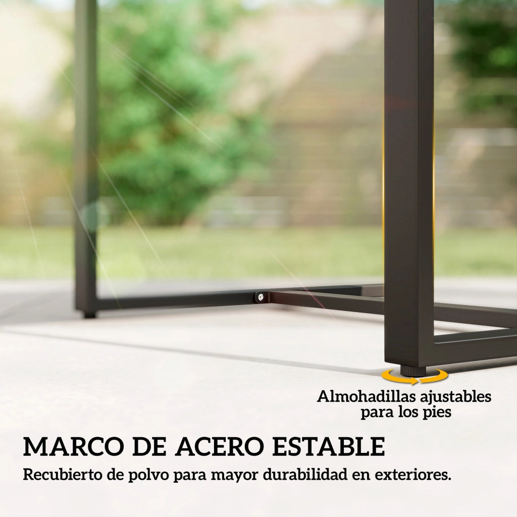 Set Giardino Rattan Sintetico ¨C Zephmum ¨C Grigio, Polipropilene, 6 Pezzi con Cuscini