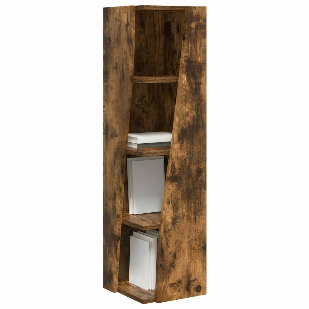 Mobile angolare 27,5x27x102cm Legno ingegnerizzato Rovere fumé 889850