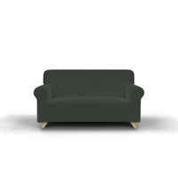 Copridivano Elasticizzato 1 Posto in Poliestere Grigio Scuro