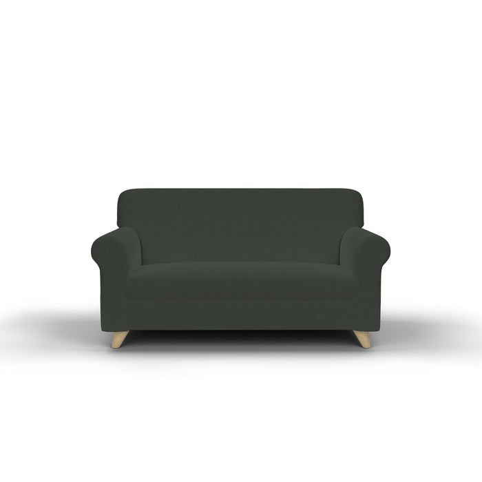 Copridivano Elasticizzato 1 Posto in Poliestere Grigio Scuro