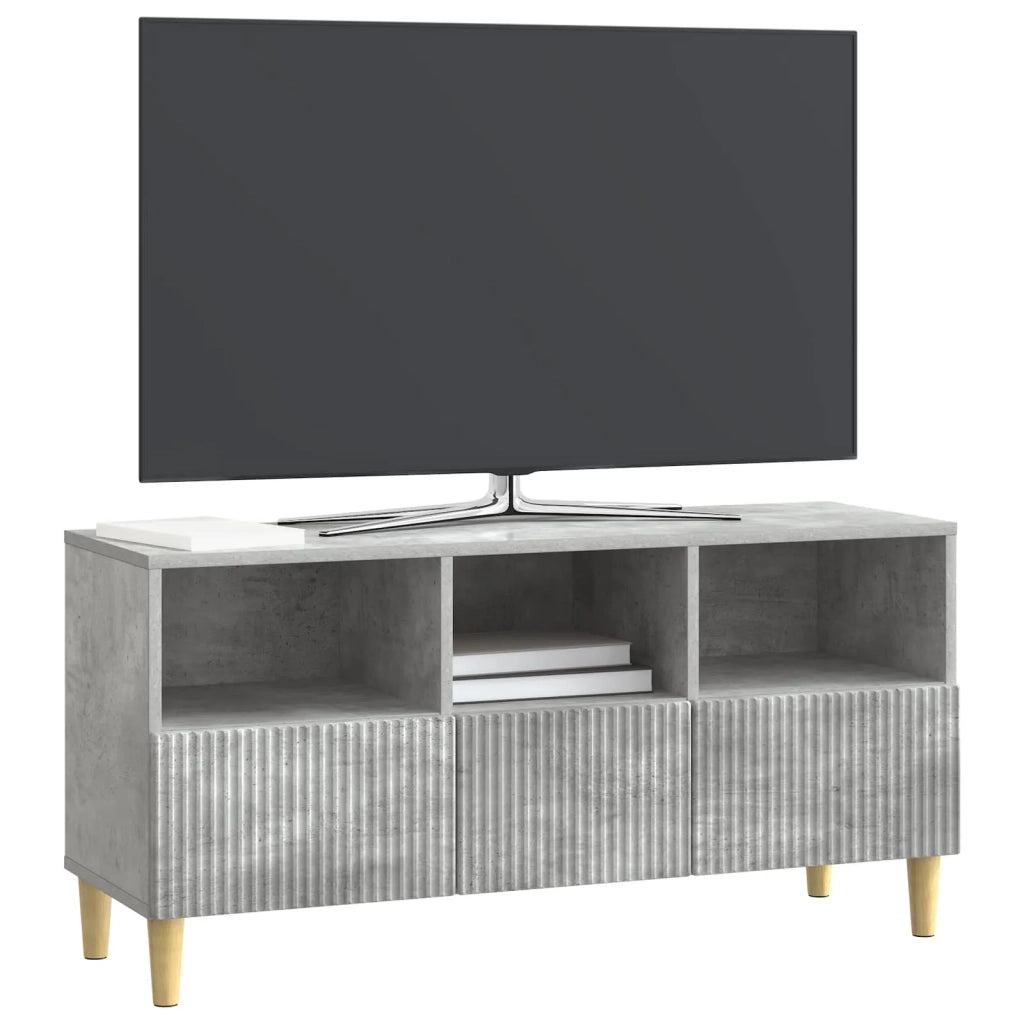 Mobile TV con cassetto Grigio Cemento 102 x 34,5 x 50 cm 894678