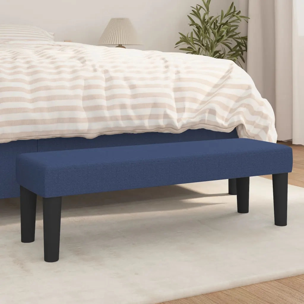 Panca Blu 100x30x30 cm in Tessuto CFW7700228