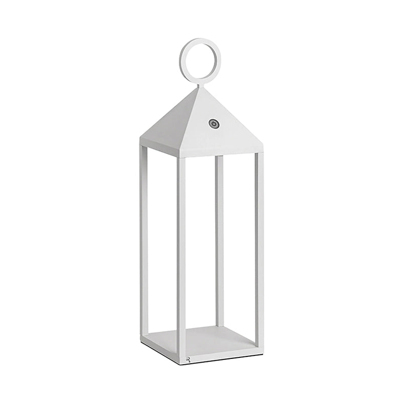 PICNIC Lampada da tavolo portatile LED 2,2W IP54 2700K CRI85 47cm - Bianca - Rossini Group - Design in alluminio pressofuso