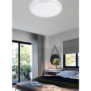 Trade Shop - Plafoniera Da Soffitto Interno 45w Bordo Cristalli Luce Fredda Fst-40a26584 40cm -