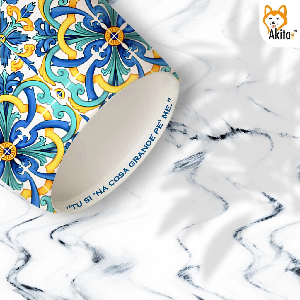 Akitaink Bicchieri Carta 180ml Biodegradabili Maiolica