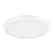Plafoniera Moderna Fueva 1 In Alluminio Bianco Led Integrato 22,3W 4000K Ip20