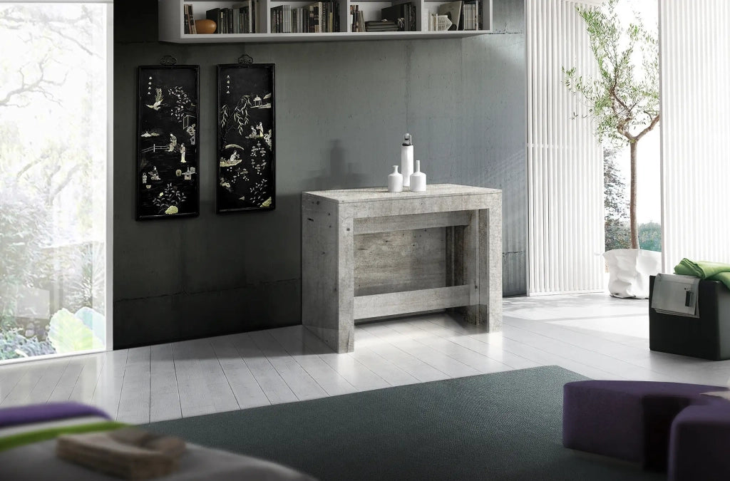Consolle in legno Pratika L 90 x H 77 cm x P 90