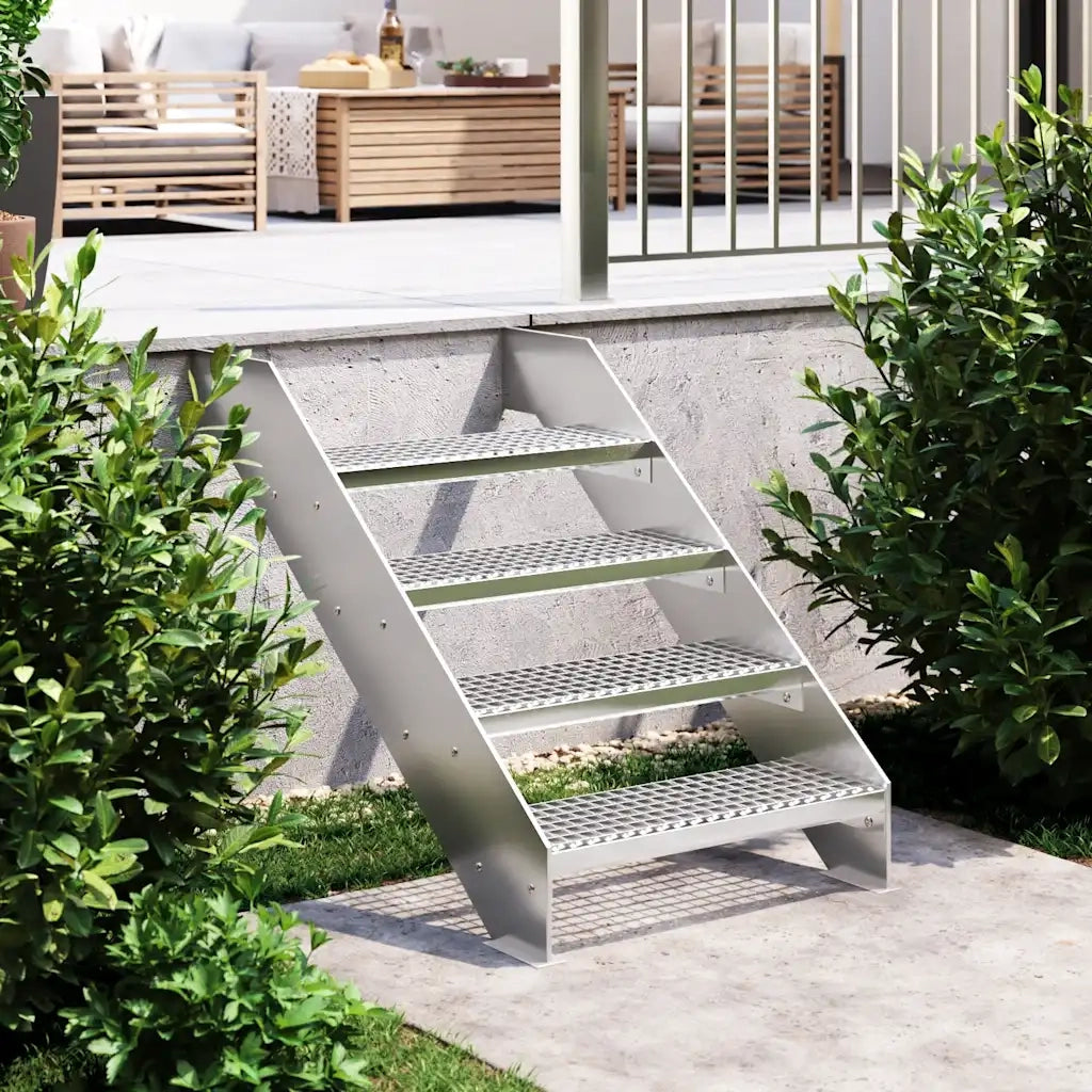 Gradino in Griglia 60x24x7 cm Acciaio Zincato 155677