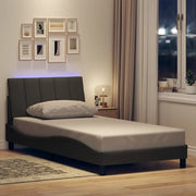 Giroletto senza Materasso Hanko Grigio Scuro 100x200 cm Tessuto