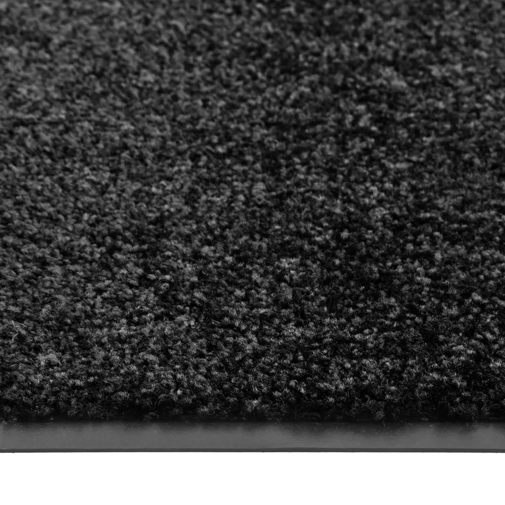 Zerbino | Tappetino Lavabile Nero 120x180 cm