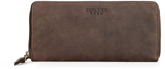Portafoglio Vintage Palma con Protezione RFID - Marrone