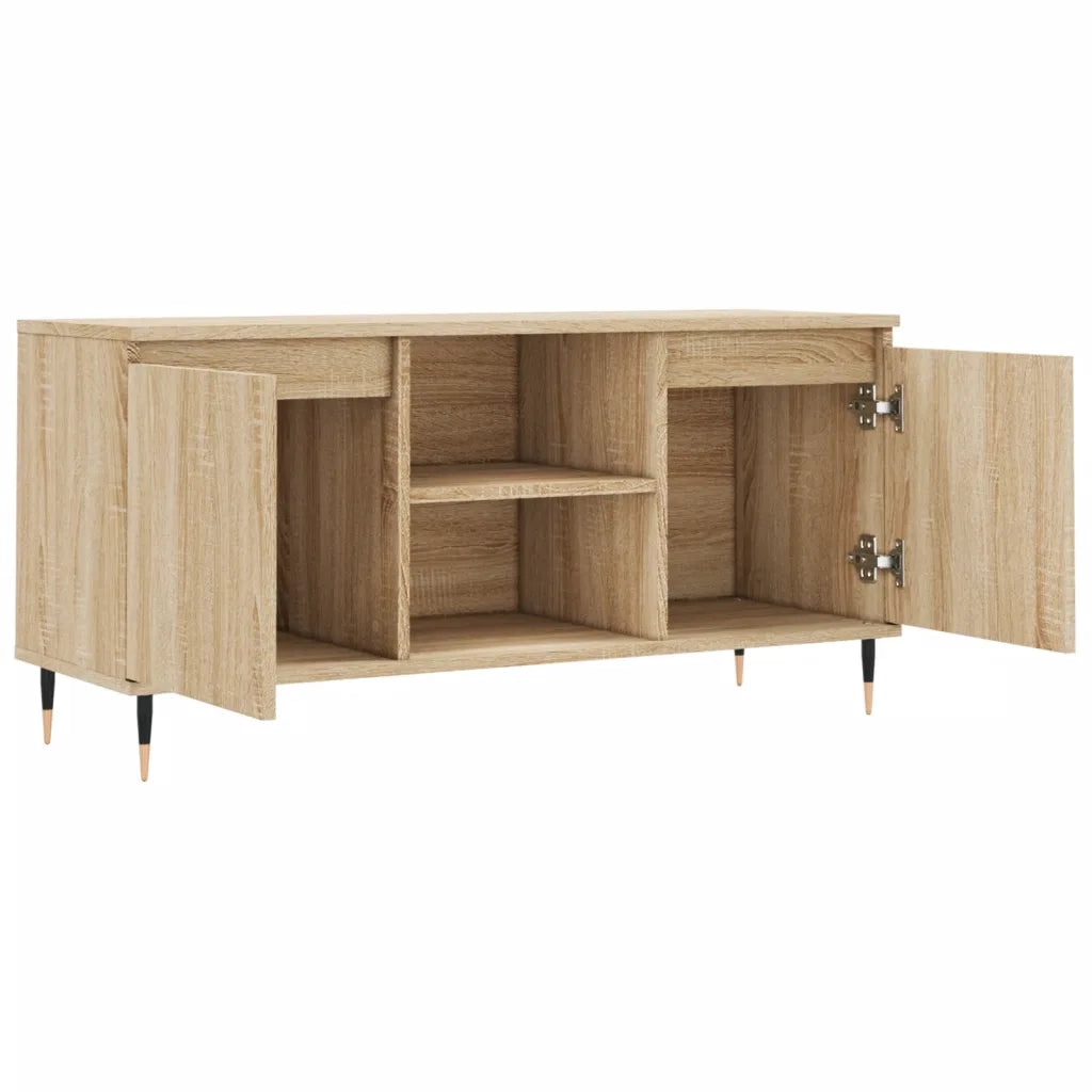 Mobile Porta TV Rovere Sonoma 104x35x50 cm in Legno Multistrato 827007