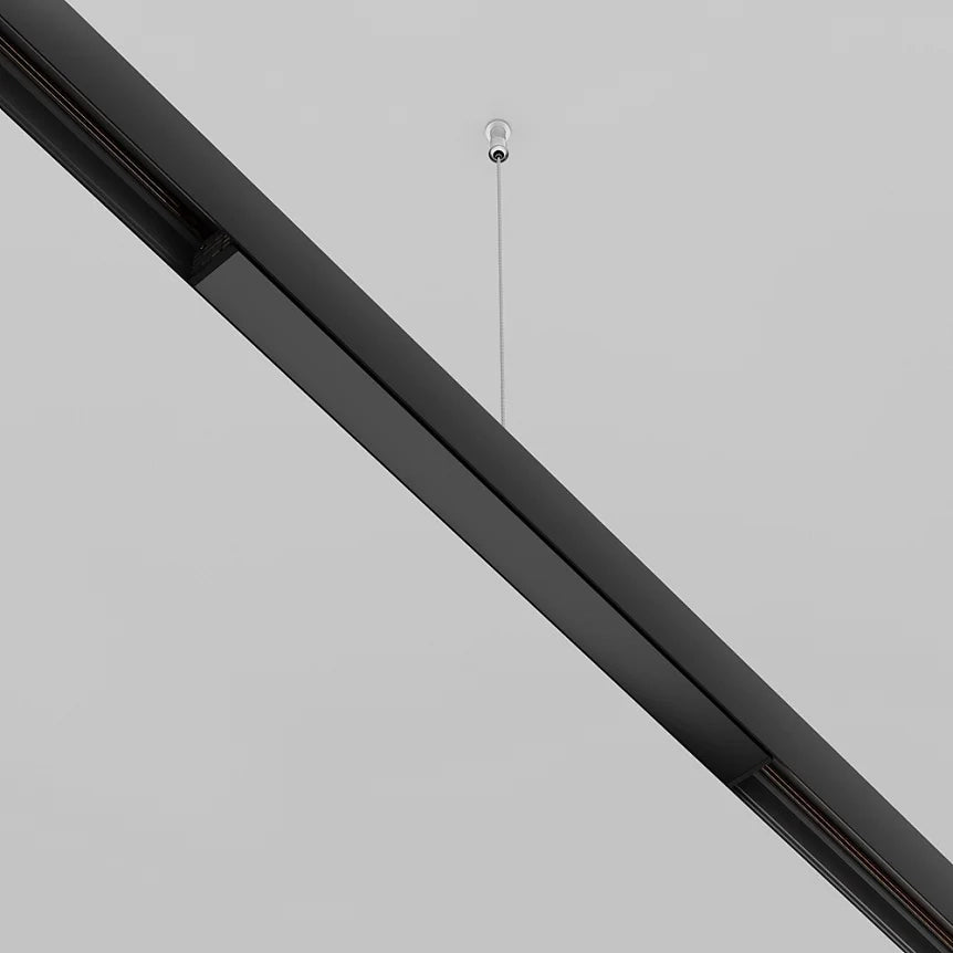 Base Di Illuminazione EsilityPer Binario Moderno Alluminio Nero 200W ip54