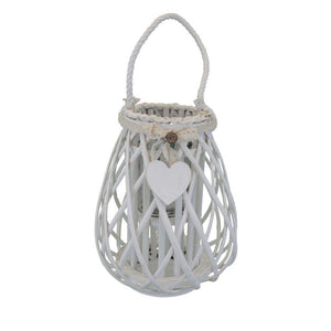 Lanterna Mireille   in Vimini Bianco