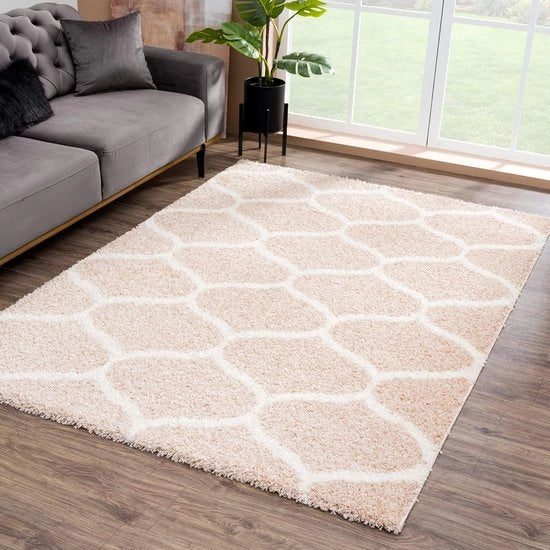 Tappeto super soffice e morbido antiscivolo - Disegno confortevole \ Tappeto per salotto, 80 x 150 cm