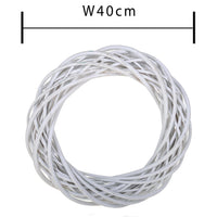 Set 2 Corone Intrecciata di Willow Larghezza 40 cm