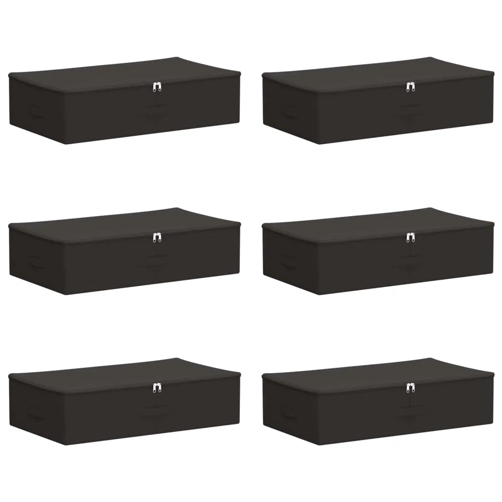 Scatola di Stoccaggio 6 pcs Antracite 70 x 40 x 18 cm
