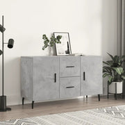 Credenza Grigio Cemento 100x36x60 cm in Legno Multistratocod mxl 104019