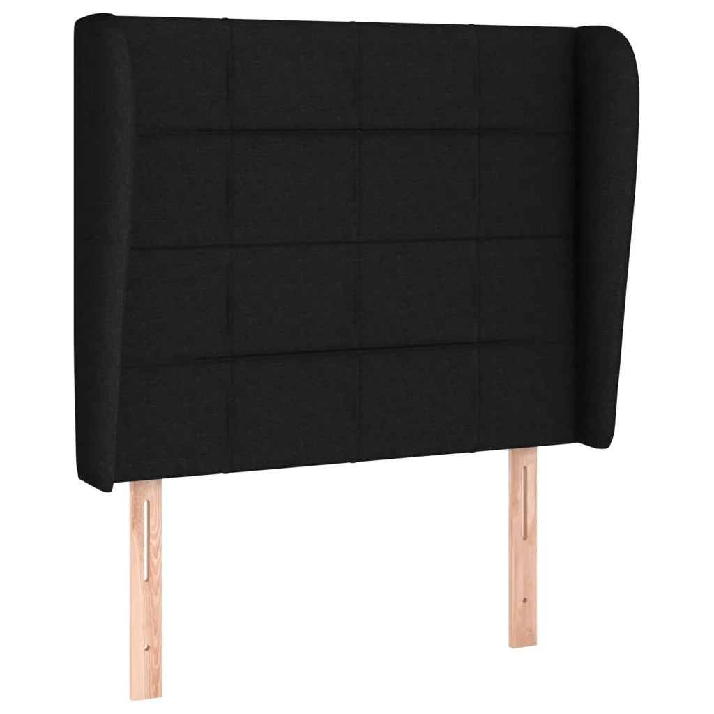 Giroletto a Molle con Materasso Nero 80x200 cm inTessuto 3127919