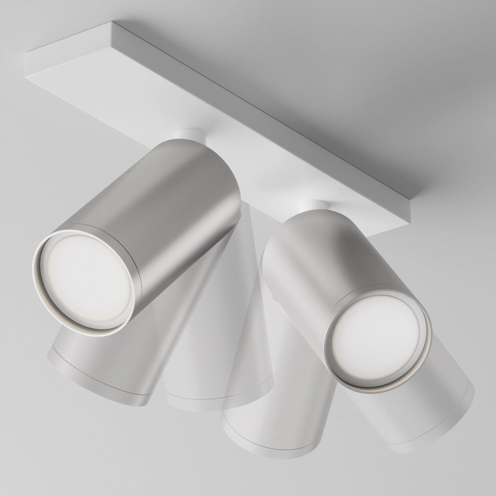 Maytoni plafoniera Focus S 2xGU10 bianco in alluminio
