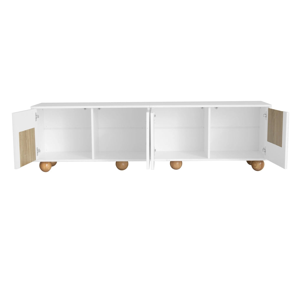 Mobile TV con Ante ¨C MINIMAL ¨C Legno Vintage, 175x38x50 cm