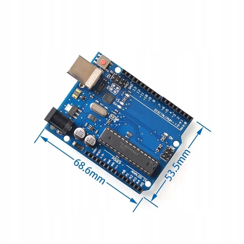 Modulo ACS A2 ATMEGA328 AVR per Arduino UNO R3 – Microcontrollore ATmega328P-PU, 16MHz