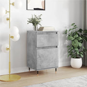 Credenza-Buffet-Armadio da cucina Grigio Cemento 40x35x70 cm in Legno Multistrato 227052
