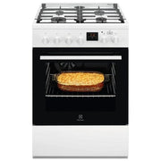Electrolux LKK640200W Cucina Elettrico Gas Bianco A