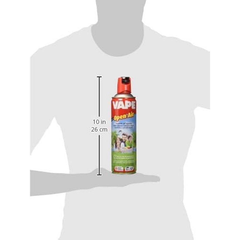 2xVape Open Air Acti Zanza Spray Zanzare Flebotomi e Mosche Interno Esterno 500ml