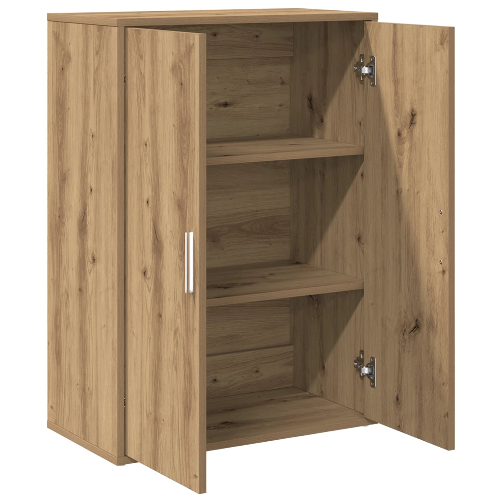 Credenza Rovere Artigianale 60x31x84 cm Legno Ingegnerizzato
