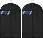 Hoezen per due - Opvougbili e lavabili - Stoffa impermeabile - Con finestra e cerniera - 61 x 104 cm