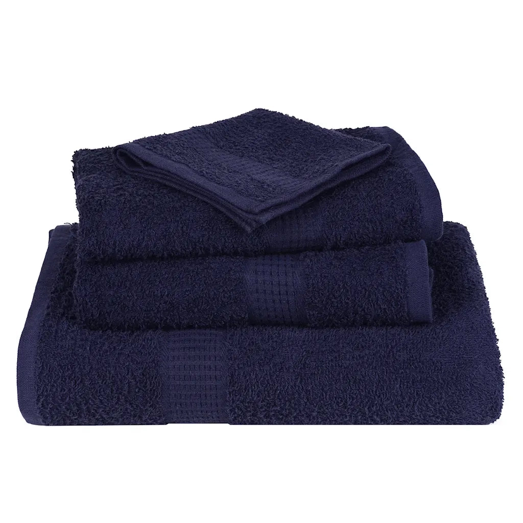 Asciugamani per ospiti FROGN 4 pz Blu navy 30x50 cm 360 g/m² 136780