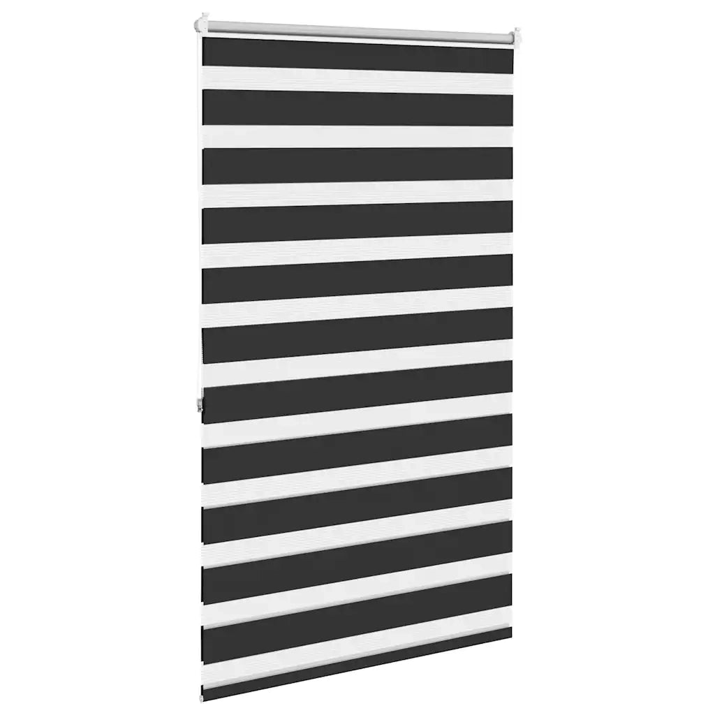 Tenda a rullo zebra 100,9x175 cm Tessuto Larghezza 96,7 cm nero 240212