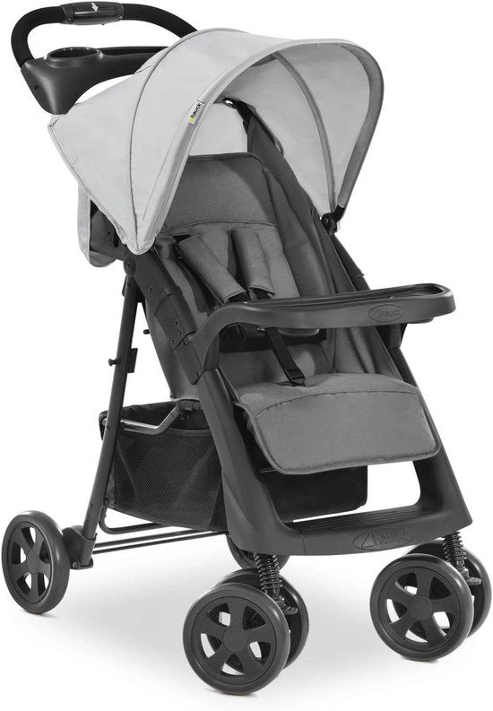 Carriolo compattibile per bambini fino a 25 kg con freno a mano - Leggero e pieghevole
