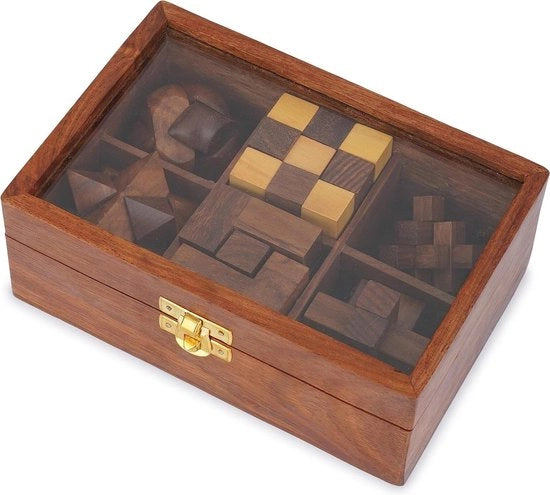Hersentrainer 3D-puzzels per immersione per giovani e adulti - contenitore decorativo per conservazione - regalo di intrattenimento manuale