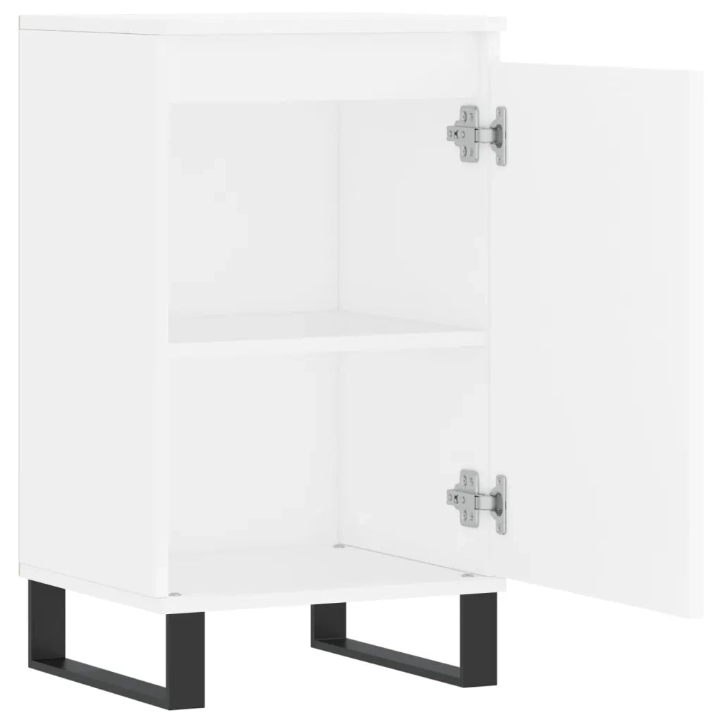 Credenze 2 pz Bianche 40x35x70 cm in Legno Multistrato 831069