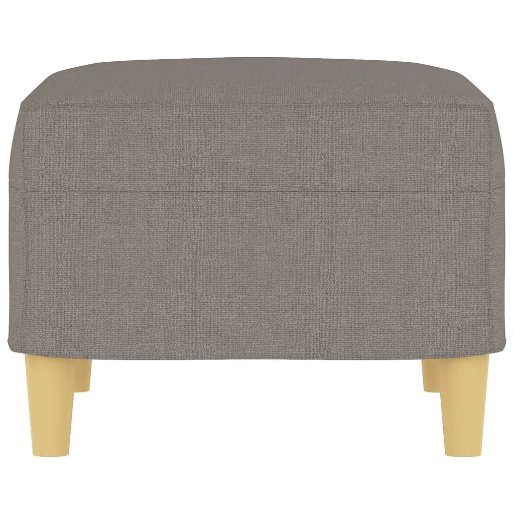 Poggiapiedi Tortora 60x50x41 cm in Tessuto