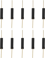 Rietenschakelaars - Rietbuizen - Impermeabili in plastica - Antinterferenza - Interruttori magnetoreattivi - Adatto per installazioni elettriche - Nero 10 pezzi