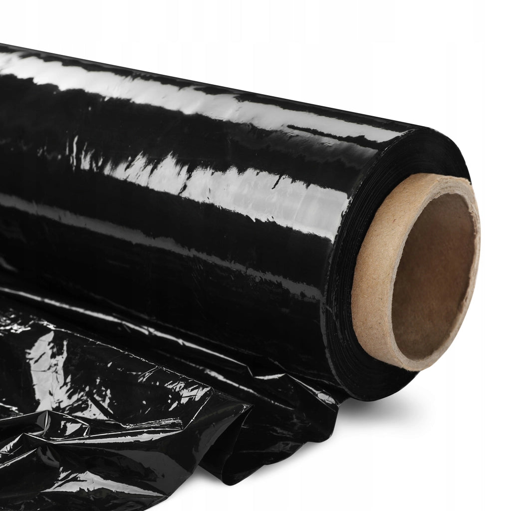 Pellicola estensibile KADAX XL nera, resistente, opaca, 2,5 kg, rotolo da 2 pezzi