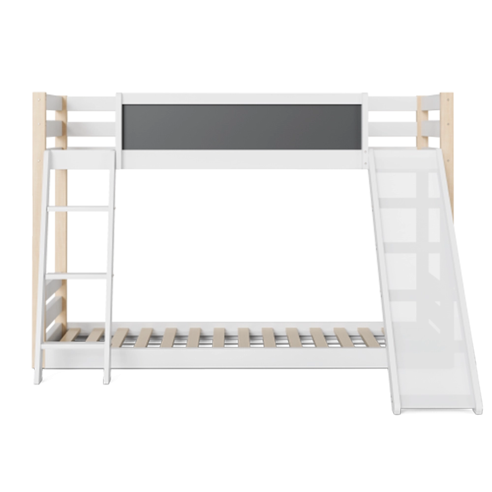 Letto castello con scivolo?- Xylo - 90x200cm legno sicuro