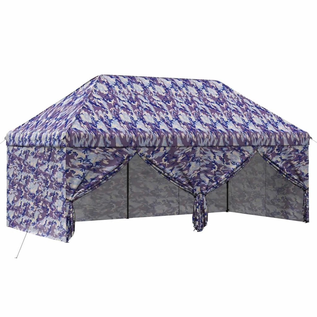 Gazebo Pop-up con 4 Pareti 3 x 6 m Blu Cacciatore 42036833