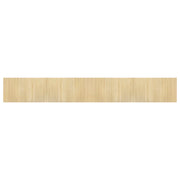Tappeto del soggiorno | Tappeto Rettangolare Natura Chiaro 60x400 cm in Bamb¨´