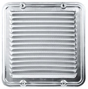 GRIGLIA AERAZIONE ALLUM C/RETE ANTINS 23X23 CM- 1,0 pz