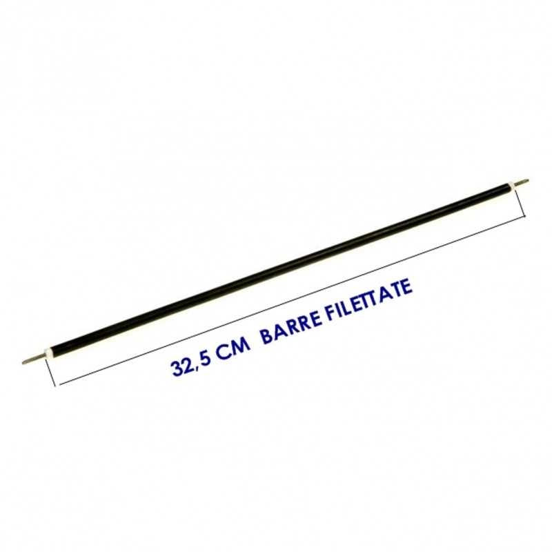 RESISTENZA RETTILINEA FORNETTI ELETTRICI W350 32CM V110 CON BARRE FILETTATE - UNIVERSALE
