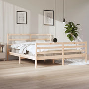 Giroletto-Struttura Letto in Legno Massello di Pino 200x200 cm 657699