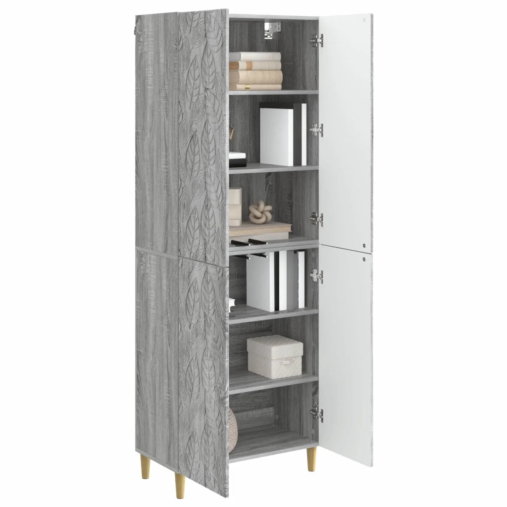 Set di armadi 2 pcs Sonoma grigio Legno ingegnerizzato 3416706