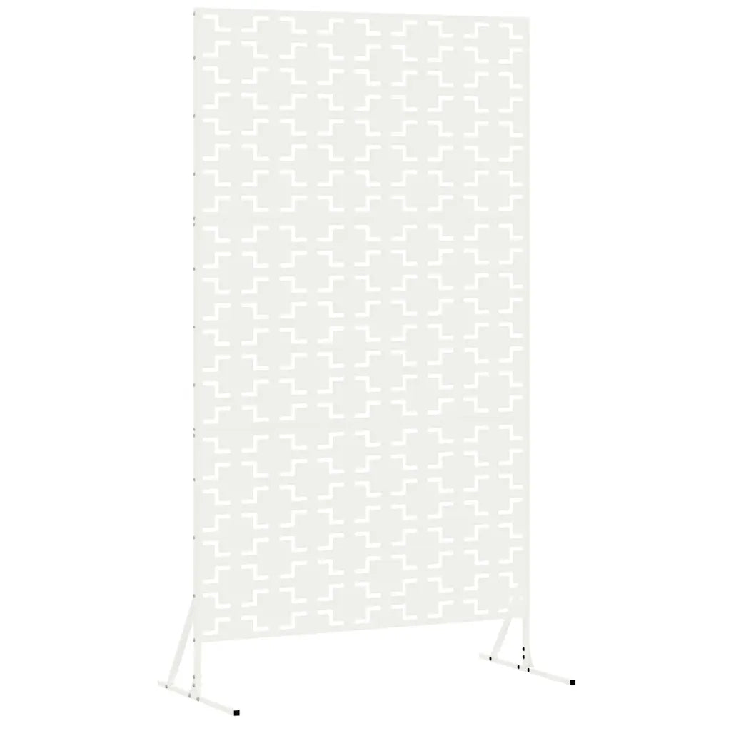 Schermo per Privacy Bianco 100 x 50 x 180 cm Acciaio