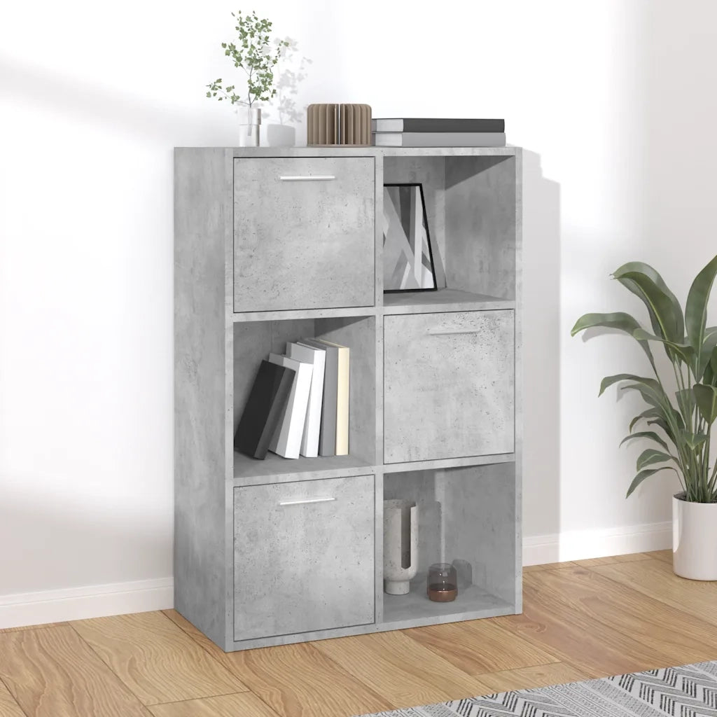 Armadietto Grigio Cemento 60x29,5x90 cm in Legno Multistrato CFW8795532