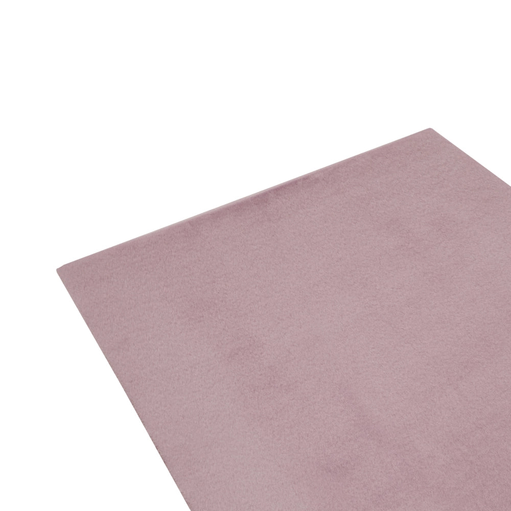 Tappeto Rotondo Viola Chiaro in Finta Pelliccia 160 x 160 cm a Pelo Lungo per Soggiorno con Retro in Poliestere Stile Moderno