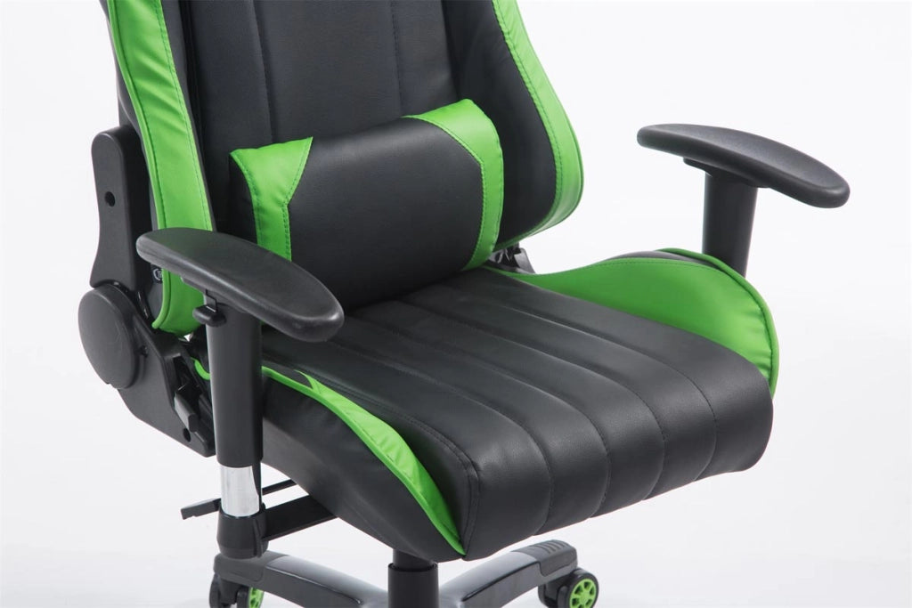 Sedia Ufficio Racing Shift X2 In Similpelle senza poggiapiedi,Nero/verde